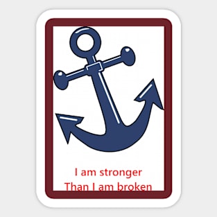 Emotional Strongness Sticker